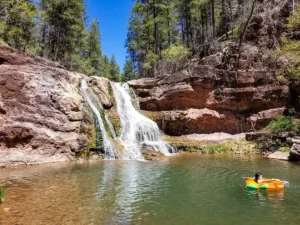 Discovering Haigler Creek in Gila County, Arizona.
